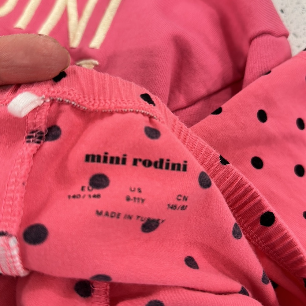 EUC Mini Rodini sweater w/ matching leggings set - Picture 3 of 3